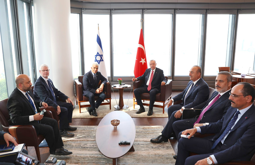 Erdoğan, İsrail Başbakanı ile Görüştü