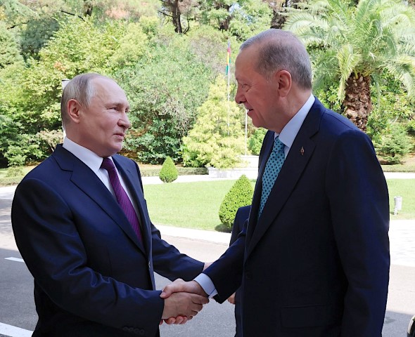 Erdoğan ve Putin Bir Araya Geldi