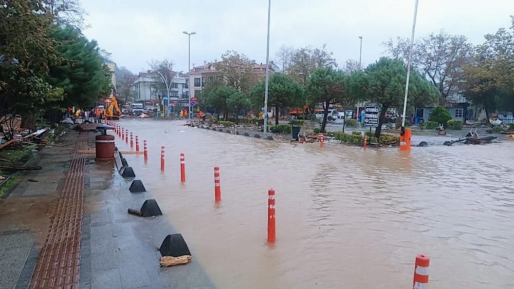 İstanbul Şile ve Ağva'da Yağış ve Su Baskını 